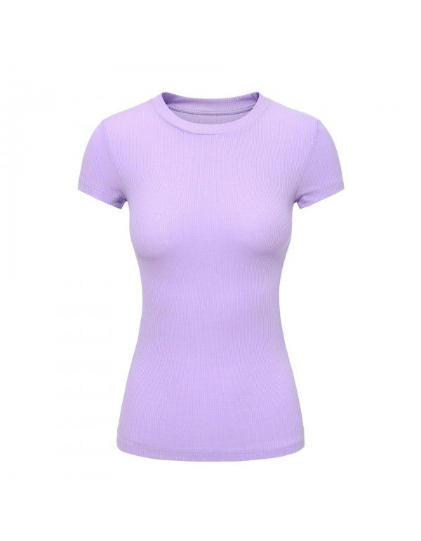 European and American t-shirt with short sleeves and large breasts for women in spring and summer 