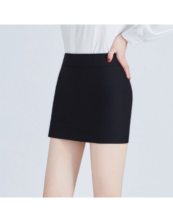 Spring and summer buttock skirt elastic slim nightclub miniskirt high waist miniskirt professional OL one-step skirt large size work dress 