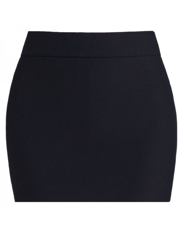 Spring and summer buttock skirt elastic slim nightclub miniskirt high waist miniskirt professional OL one-step skirt large size work dress 