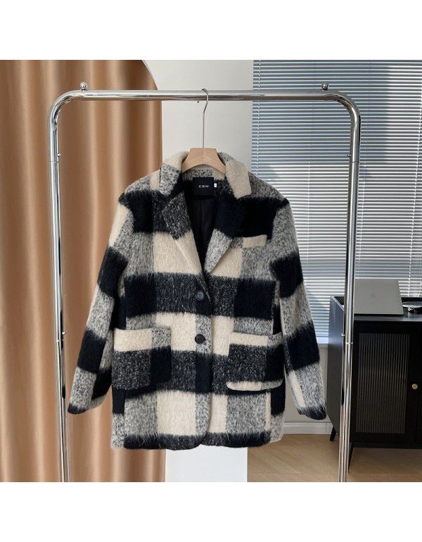 Winter New Korean Fashion Loose Short Coat 