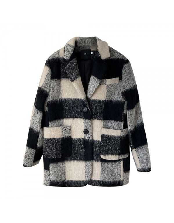 Winter New Korean Fashion Loose Short Coat 