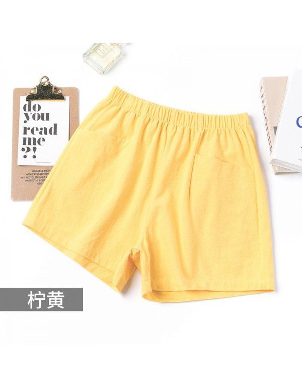 Summer New Thin Outwear High Waist A-line Wide Leg Slim Relaxed Women's Shorts