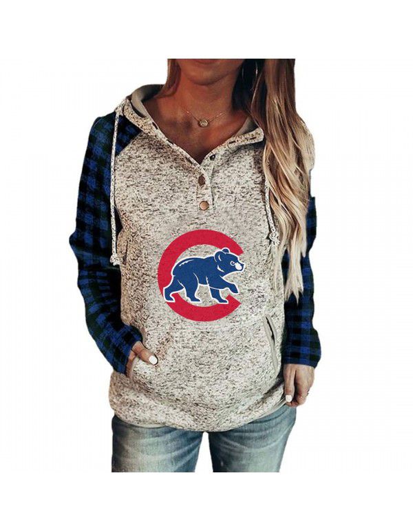 Hoodie Casual Loose Sleeve Drawstring Pullover Sweatshirt With Pocket Print Top Sweatshirt