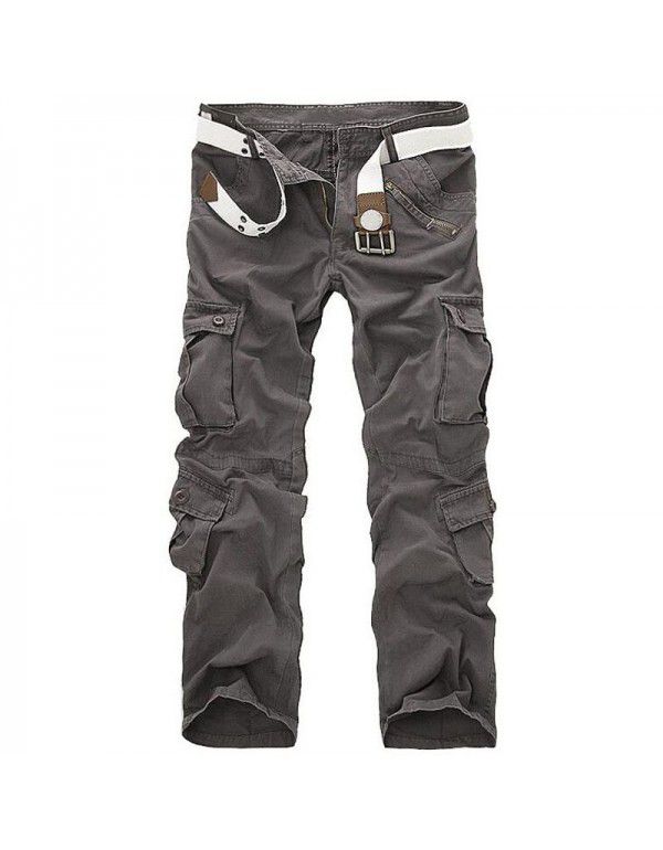 European and American pants Women's overalls Cross border multi bag sports pants Loose tactical pants Large casual pants