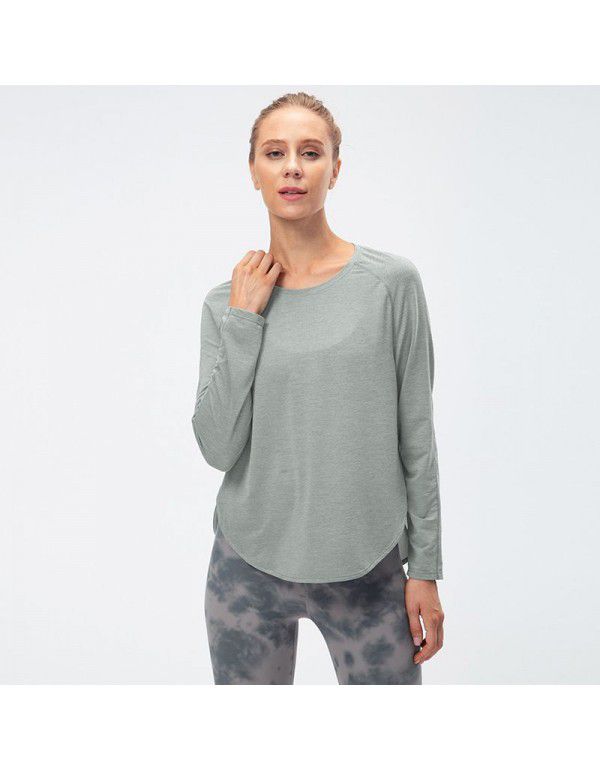 Autumn Stretch Quick Dry Breathable Tight Slim Fit Yoga Dress Women's Yoga Long Sleeve