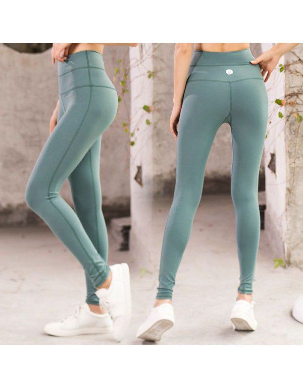 Autumn and Winter High Waist Yoga Pants Women's Running Sports Fitness Pants Tight Elastic Abdomen and Hip Lifting