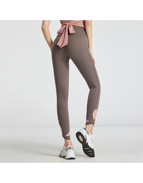 Dry Yoga Pants Female Hip Lift Tight Slim Leg Exercise Fitness Pants Sexy Fashion Dance Pants Female