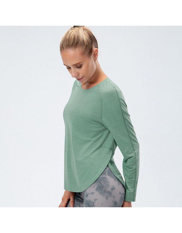 Autumn Stretch Quick Dry Breathable Tight Slim Fit Yoga Dress Women's Yoga Long Sleeve