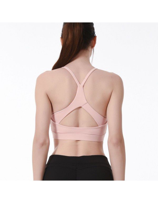 New European and American Beauty Back Sports Yoga Bra Underwear Running Sports Quick-Dry Yoga Gymnastics