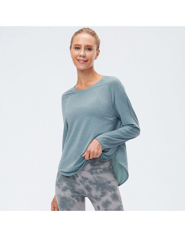 Autumn Stretch Quick Dry Breathable Tight Slim Fit Yoga Dress Women's Yoga Long Sleeve