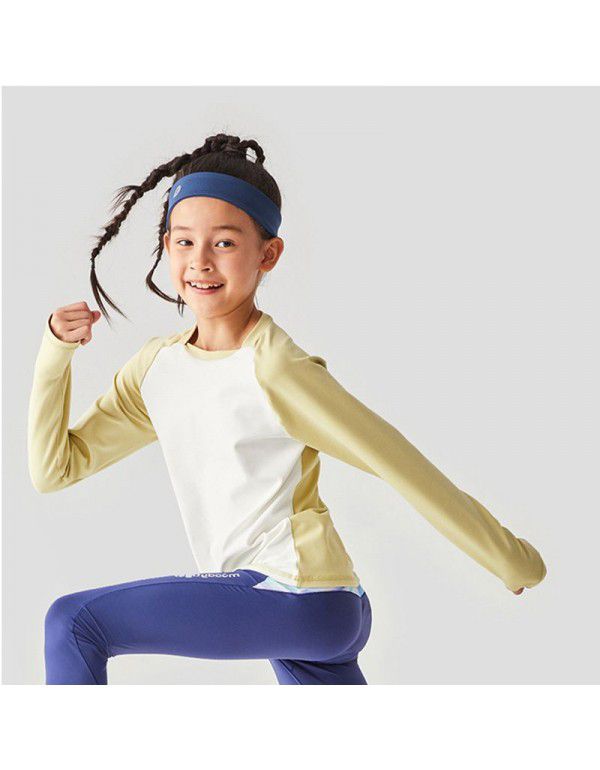 Autumn and Winter New Children's Yoga Suit Long Sl...