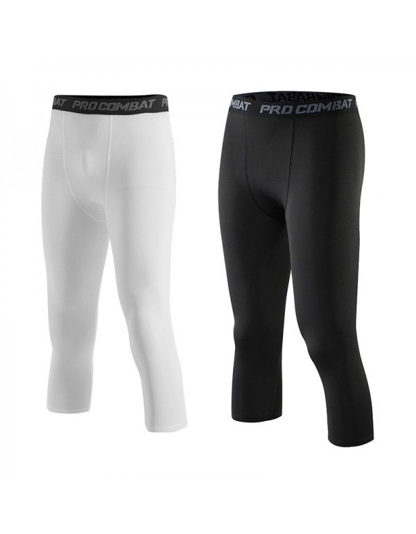 Tights Capris Sports Training Pants Men's Running ...