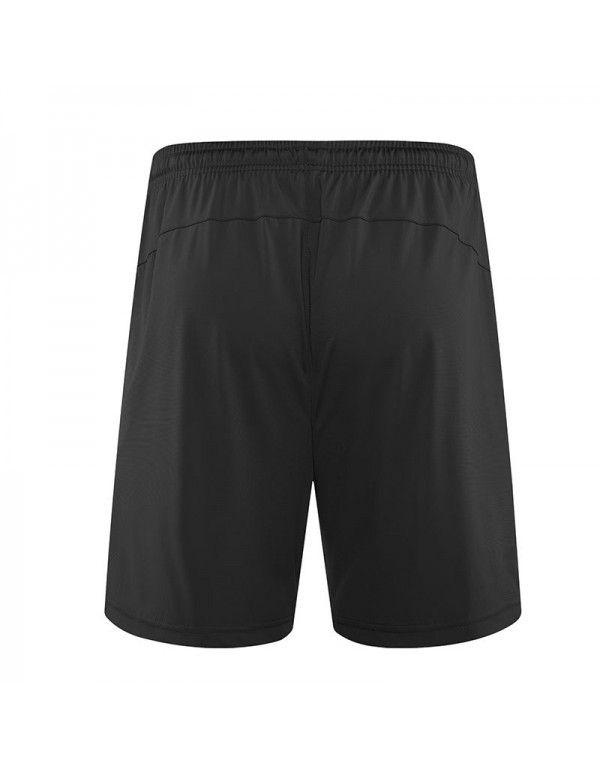 Quick-drying sports shorts for men's running training, light, loose and breathable, large five-point belt and pants rope 