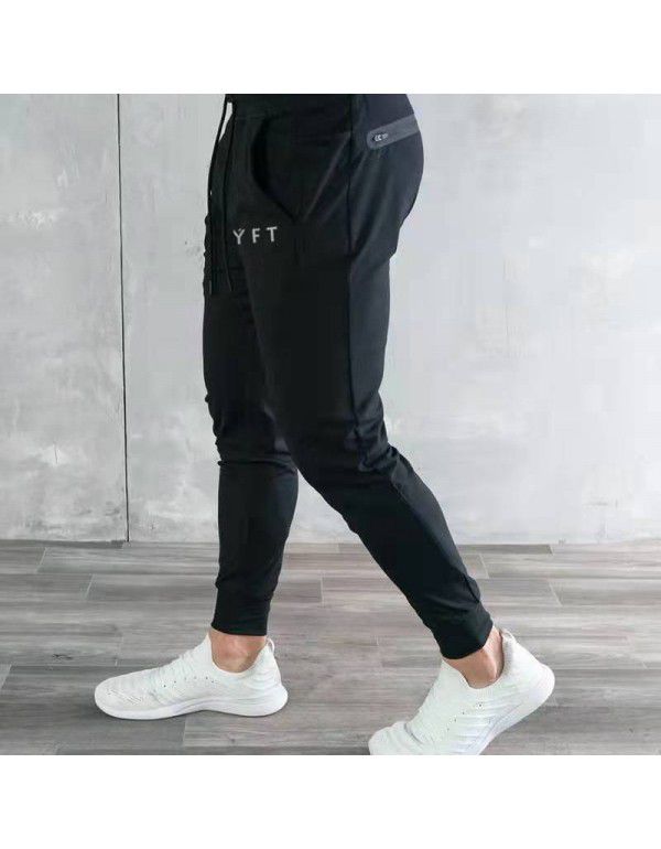 Muscle Fitness Autumn Winter New Sports Pants Men's Casual Pants Korean Slim Fit Fitness Pants Men's Leggings