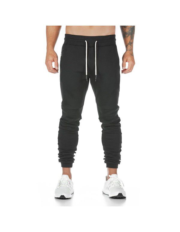 European and American summer new sports pants Men's casual trend of hanging towels on the back