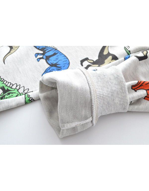 Boys' trousers Children's knitting trousers Cartoon sweater trousers Autumn new style children's trousers 