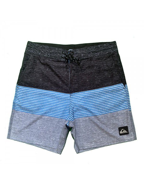 New Men's Elastic Surfing Beach Pants Sports Running Quick Dry Fitness Casual Style Five-point Shorts 