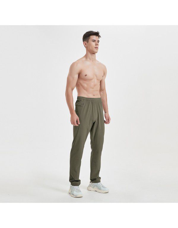 Men's quick drying sports pants Running fitness pants Elastic comfortable casual sports pants