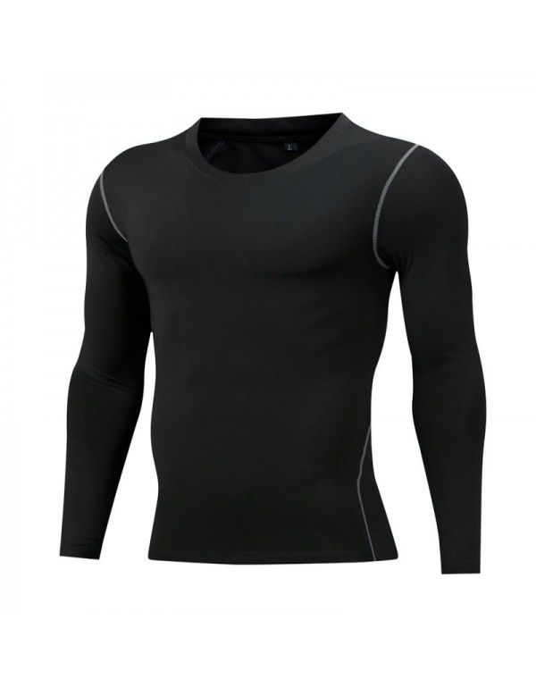 Sports tight-fitting long-sleeved quick-drying tra...