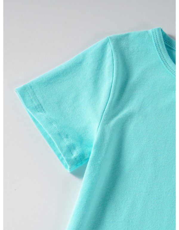 Boys' plaid shirt outerwear knitted T-shirt corduroy pants 3-piece set for children