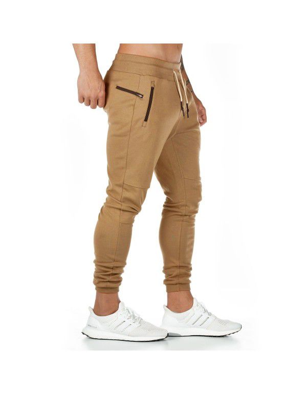 European and American summer new sports pants Men's casual trend of hanging towels on the back