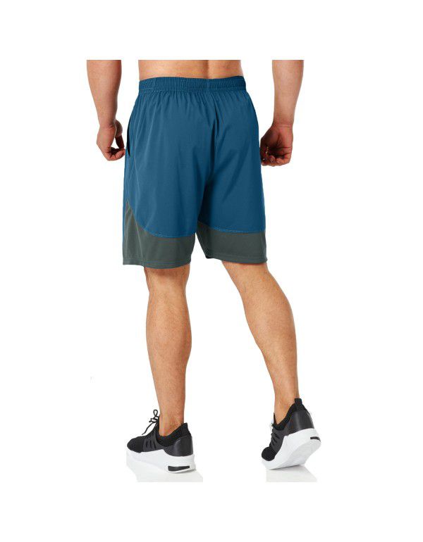 Summer fitness running five-point beach pants Men's quick-drying loose casual outdoor muscle sports shorts 