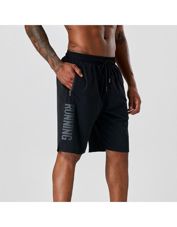 Summer Oversized Men's Quick-Drying Sports Pants Fitness Basketball Shorts Loose Basketball Pants Running Shorts 