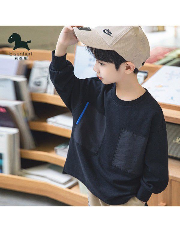 Boys' Long Sleeve T-shirt New Autumn Children's To...