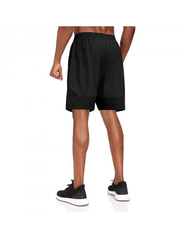 Summer fitness running five-point beach pants Men's quick-drying loose casual outdoor muscle sports shorts 