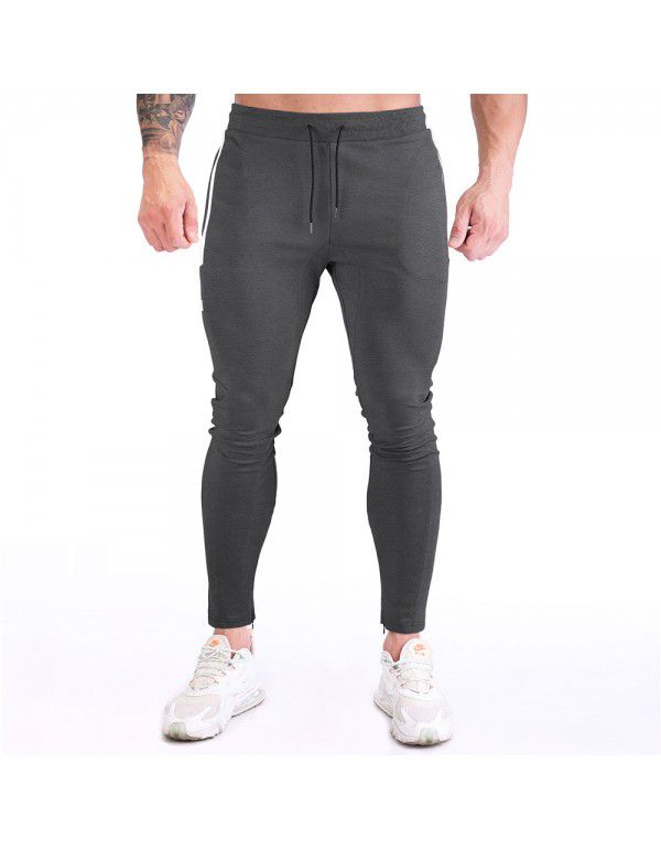 Popular Muscle New Outdoor Sports Pants in Europe and America Men's Fitness Pants Training Pants