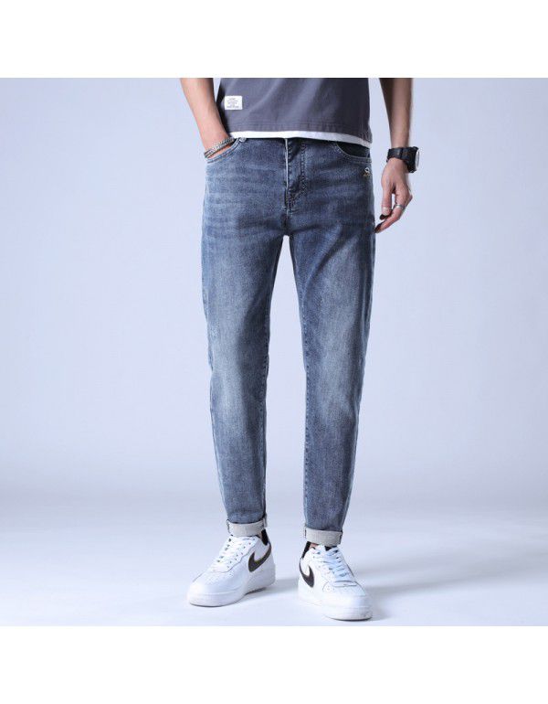 New Spring and Autumn Men's Jeans Fashion Fashion ...