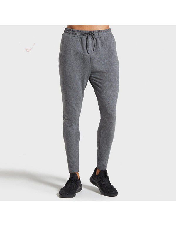 Fitness training slow running basketball sports stretch slim pants 