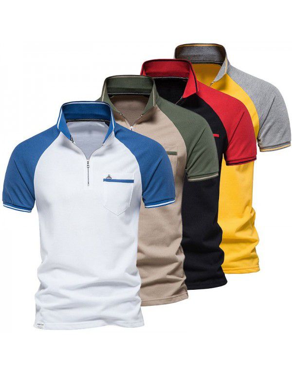 Men's Contrast Polo Shirt Yout...