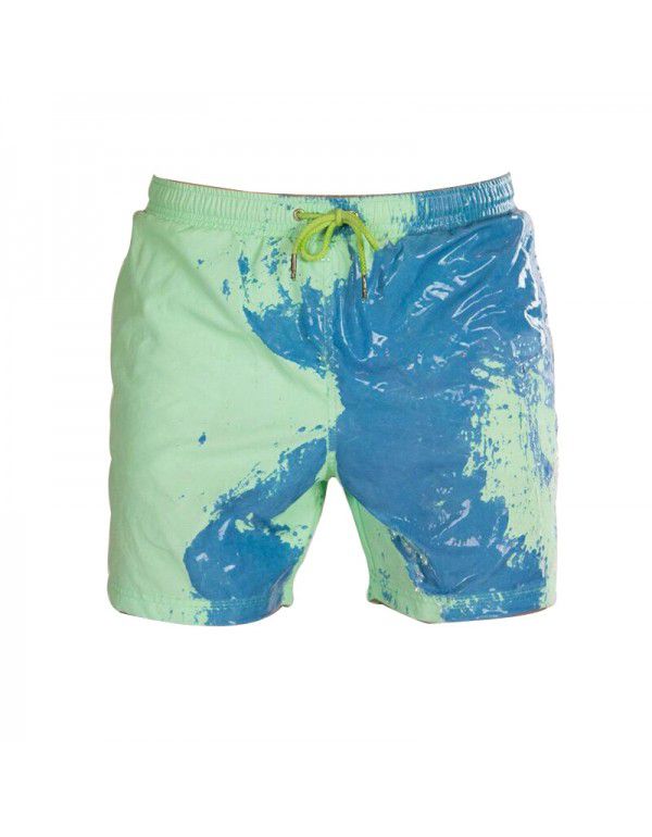 New Water Colored Swimming Pants Beach Pants Men's...