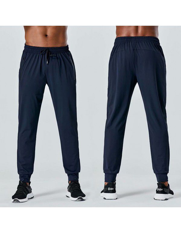 Men's Sports Casual Pants Spring/Summer New Running Quick Drying Training Pants Small Leg Closer Pants