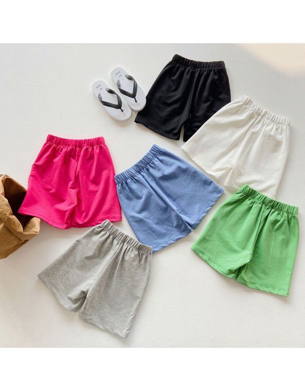 Girls' Shorts Summer New Children's Sports Pants Versatile for Boys' Fashionable Casual Pants Capris