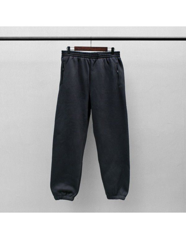 Meichao High Street Divine Pants with Velvet Loose Toe Guard Pants Male