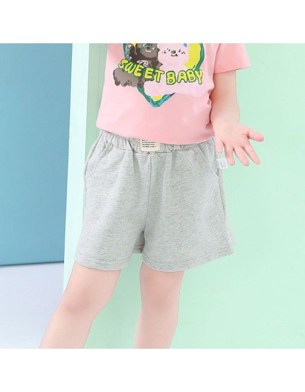 Korean Children's Wear Summer New Girls' Shorts Children's Sports Pants