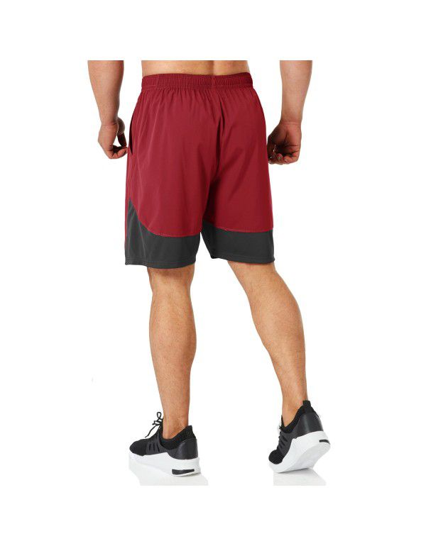 Summer fitness running five-point beach pants Men's quick-drying loose casual outdoor muscle sports shorts 