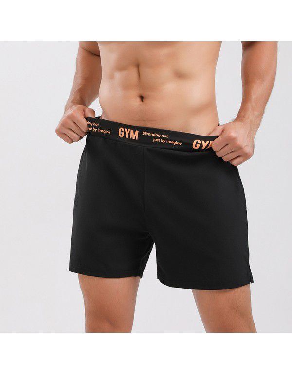 Summer running loose casual quick-drying elastic fashion sports shorts Men's thin training fitness pants 