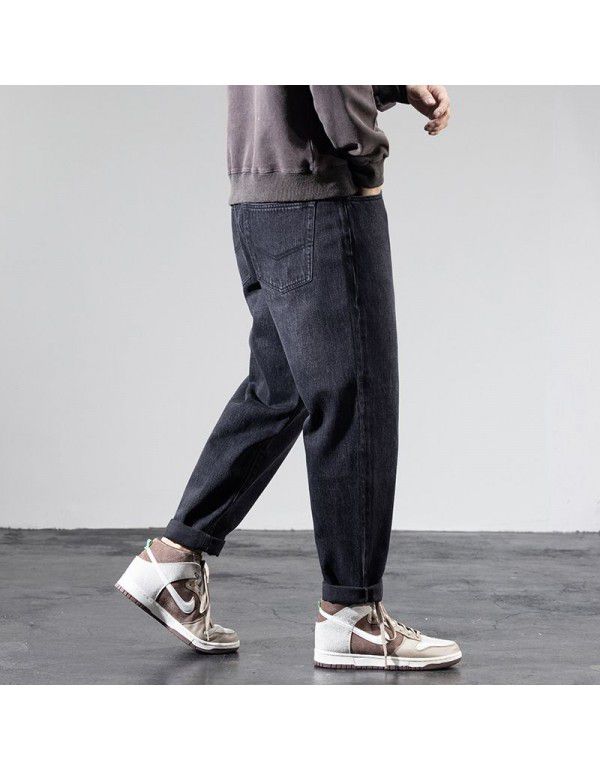 Autumn Fashion Long Jeans Men's Korean Fashion Casual Jeans Men's Slim Fit Pants