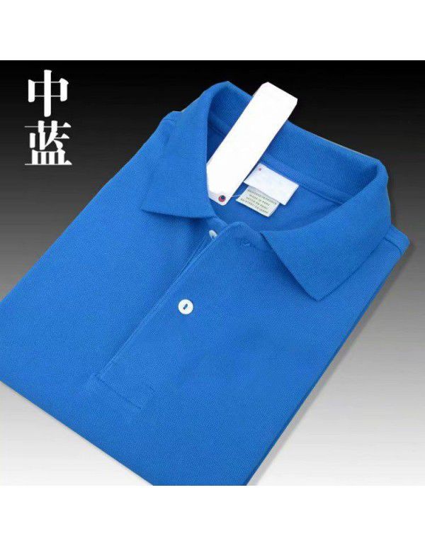 Pearl Cotton Topped French Fish POLO Shirt Men's Simple Loose Large Business Short Sleeve Men's T-Shirt