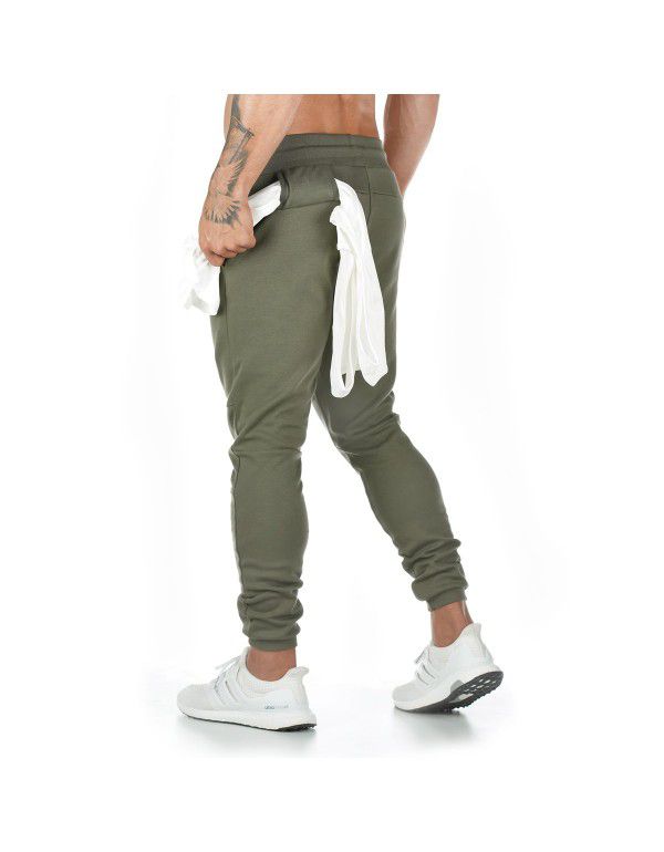 European and American summer new sports pants Men's casual trend of hanging towels on the back