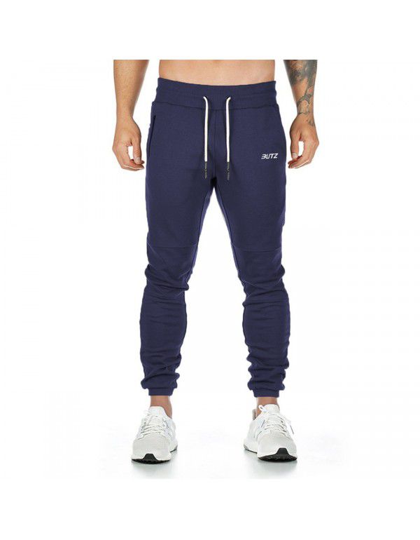 European and American summer new sports pants Men's casual trend of hanging towels on the back