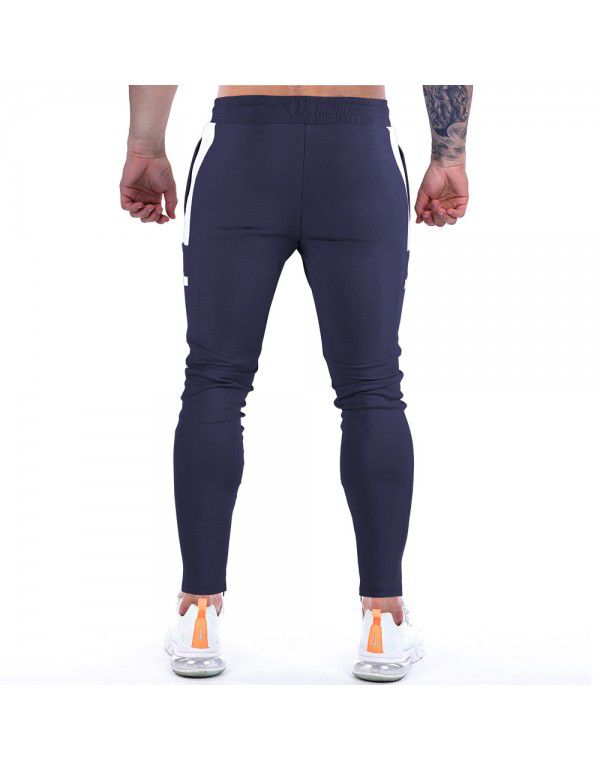 Popular Muscle New Outdoor Sports Pants in Europe and America Men's Fitness Pants Training Pants