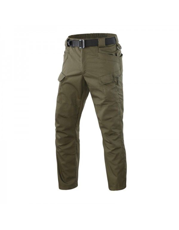 Camo Workwear Pants Solid Plaid Multi Pocket Pants Breathable Tactical Pants