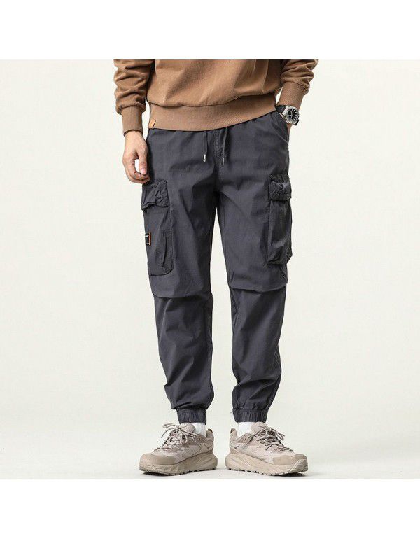 Men's overalls Men's multi-pocket outdoor mountaineering pants High quality loose casual pants Leggings