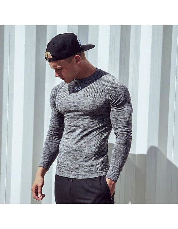 Muscle Fitness Brother Sports T-shirt High elastic...