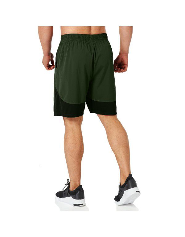 Summer fitness running five-point beach pants Men's quick-drying loose casual outdoor muscle sports shorts 