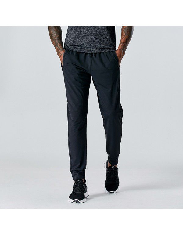 Men's Sports Casual Pants Spring/Summer New Running Quick Drying Training Pants Small Leg Closer Pants